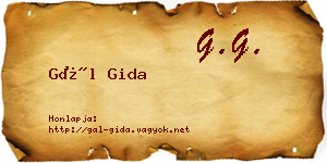 Gál Gida névjegykártya